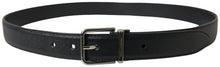 Load image into Gallery viewer, Dolce & Gabbana Elegant Black Leather Designer Belt