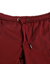 Load image into Gallery viewer, Dolce & Gabbana Maroon Jogging Cotton Stretch Men Jogger Pants