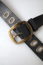 Load image into Gallery viewer, Dolce & Gabbana Sleek Italian Leather Belt with Metal Buckle