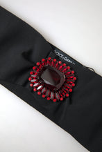Load image into Gallery viewer, Dolce & Gabbana Exquisite Embellished Black Belt