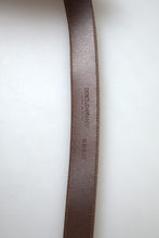 Load image into Gallery viewer, Dolce & Gabbana Elegant Beige Leather Belt with Metal Buckle