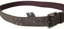 Load image into Gallery viewer, Dolce & Gabbana Elegant Brown Leather Belt with Metal Buckle