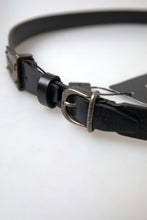 Load image into Gallery viewer, Dolce & Gabbana Elegant Black Leather Belt - Metal Buckle Closure