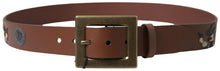 Load image into Gallery viewer, Dolce & Gabbana Elegant Leather Belt with Metal Buckle