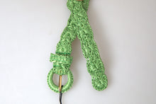 Load image into Gallery viewer, Dolce & Gabbana Elegant Green Viscose Belt with Metal Buckle
