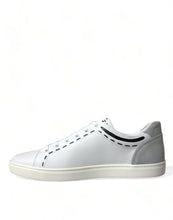 Load image into Gallery viewer, Dolce & Gabbana White Gray Leather LOVE Milano Sneakers Shoes