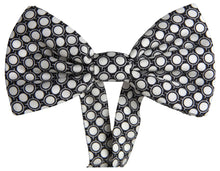 Load image into Gallery viewer, Dolce & Gabbana Elegant Silk Black and White Circle Bow Tie