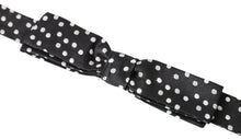 Load image into Gallery viewer, Dolce & Gabbana Elegant Black Silk Bow Tie with Logo Detail