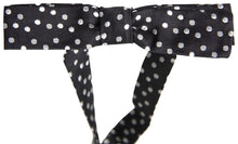 Load image into Gallery viewer, Dolce & Gabbana Elegant Black Silk Bow Tie with Logo Detail