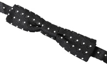 Load image into Gallery viewer, Dolce & Gabbana Elegant Silk Black Bow Tie with Signature Clasp