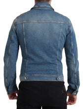 Load image into Gallery viewer, Dolce & Gabbana Elegant Blue Denim Stretch Jacket