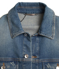 Load image into Gallery viewer, Dolce & Gabbana Elegant Blue Denim Stretch Jacket