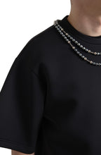 Load image into Gallery viewer, Dolce & Gabbana Embellished Neckline Casual T-Shirt