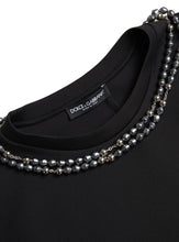 Load image into Gallery viewer, Dolce & Gabbana Embellished Neckline Casual T-Shirt