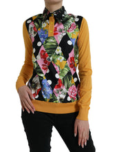 Load image into Gallery viewer, Dolce & Gabbana Multicolor Patchwork Cashmere Henley Sweater