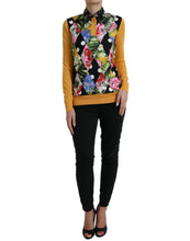 Load image into Gallery viewer, Dolce & Gabbana Multicolor Patchwork Cashmere Henley Sweater