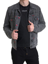 Load image into Gallery viewer, Dolce & Gabbana Elegant Gray Stretch Denim Jacket