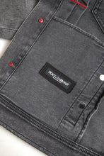 Load image into Gallery viewer, Dolce & Gabbana Elegant Gray Stretch Denim Jacket