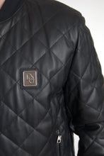 Load image into Gallery viewer, Dolce & Gabbana Elegant Black Leather Bomber Jacket
