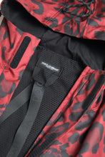 Load image into Gallery viewer, Dolce & Gabbana Red Leopard Hooded Rain Coat Jacket