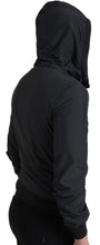 Load image into Gallery viewer, Dolce & Gabbana Elegant Black Hooded Sweatshirt with Logo Plaque