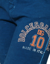 Load image into Gallery viewer, Dolce & Gabbana Blue Logo Cotton Jogger Sweatpants Pants