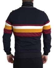 Load image into Gallery viewer, Dolce & Gabbana Elegant Blue Striped Zip Cardigan Sweater