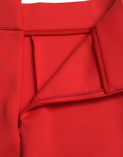 Load image into Gallery viewer, Dolce & Gabbana Red Nylon Stretch Slim Leggings Pants