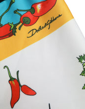Load image into Gallery viewer, Dolce & Gabbana White Vegetables High Waist Leggings Pants