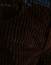 Load image into Gallery viewer, Dolce & Gabbana Brown Corduroy Cargo Denim Wide Leg Jeans