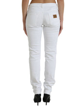 Load image into Gallery viewer, Dolce & Gabbana White Cotton Stretch Skinny Denim Jeans