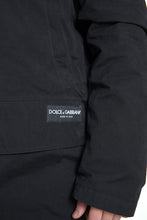 Load image into Gallery viewer, Dolce & Gabbana Elegant Black Hooded Trench Coat
