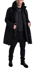 Load image into Gallery viewer, Dolce & Gabbana Elegant Black Hooded Trench Coat