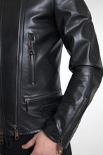 Load image into Gallery viewer, Dolce & Gabbana Sleek Black Leather Biker Jacket