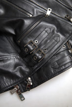 Load image into Gallery viewer, Dolce & Gabbana Sleek Black Leather Biker Jacket