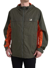 Load image into Gallery viewer, Dolce & Gabbana Elegant Hooded Full Zip Jacket in Green and Orange