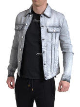 Load image into Gallery viewer, Dolce & Gabbana Elegant Gray Cotton Stretch Denim Jacket