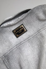 Load image into Gallery viewer, Dolce & Gabbana Elegant Gray Cotton Stretch Denim Jacket