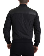 Load image into Gallery viewer, Dolce & Gabbana Sleek Black Leather Bomber Jacket