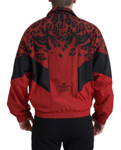 Load image into Gallery viewer, Dolce & Gabbana Red Leopard Zip Sweater Jacket