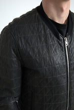 Load image into Gallery viewer, Dolce & Gabbana Elegant Black Leather Bomber Jacket