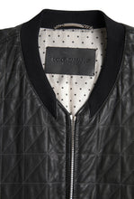 Load image into Gallery viewer, Dolce & Gabbana Elegant Black Leather Bomber Jacket