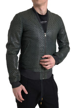 Load image into Gallery viewer, Dolce & Gabbana Emerald Green Goatskin Bomber Jacket