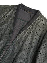 Load image into Gallery viewer, Dolce & Gabbana Emerald Green Goatskin Bomber Jacket