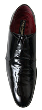 Load image into Gallery viewer, Dolce & Gabbana Elegant Black Patent Leather Formal Men's Shoes