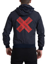 Load image into Gallery viewer, Dolce & Gabbana Elegant Blue Hooded Sweatshirt with Zip Closure