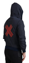 Load image into Gallery viewer, Dolce & Gabbana Elegant Blue Hooded Sweatshirt with Zip Closure