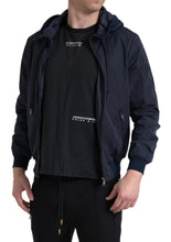 Load image into Gallery viewer, Dolce & Gabbana Elegant Blue Hooded Sweatshirt with Zip Closure