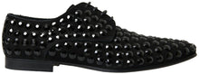 Load image into Gallery viewer, Dolce & Gabbana Sleek Black Suede Derby Formal Shoes