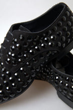 Load image into Gallery viewer, Dolce & Gabbana Sleek Black Suede Derby Formal Shoes